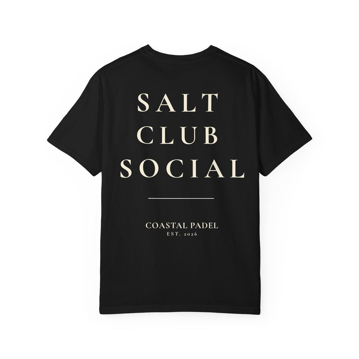 Salt Club Social T-Shirt | Coastal Padel Typography Tee