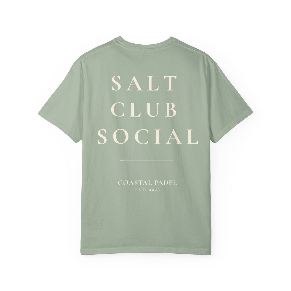 Salt Club Social T-Shirt | Coastal Padel Typography Tee