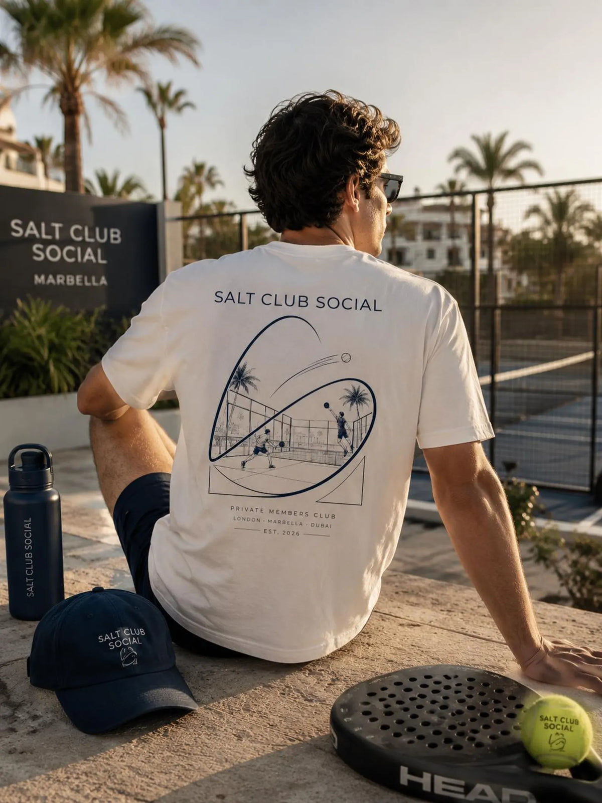 Salt Club Padel Surf Oversized Summer Tee