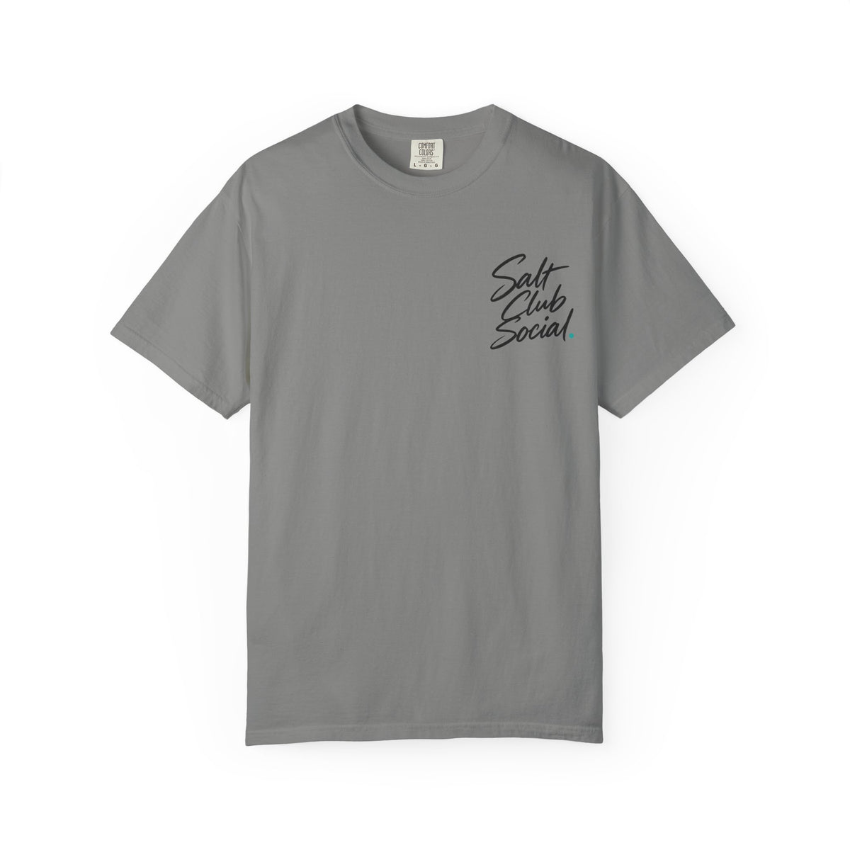 Salt Club Social Script Logo Tee