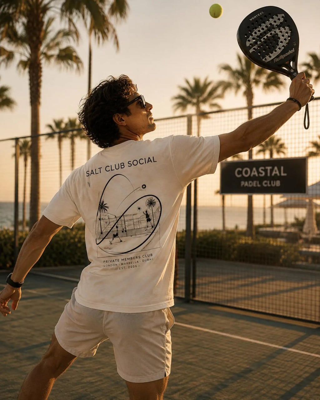 Salt Club Padel Surf Oversized Summer Tee