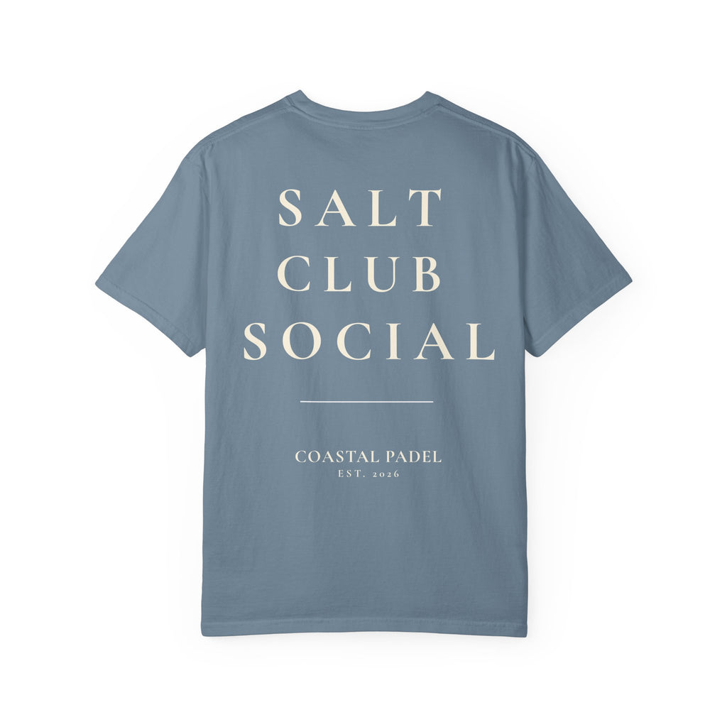 Salt Club Social T-Shirt | Coastal Padel Typography Tee