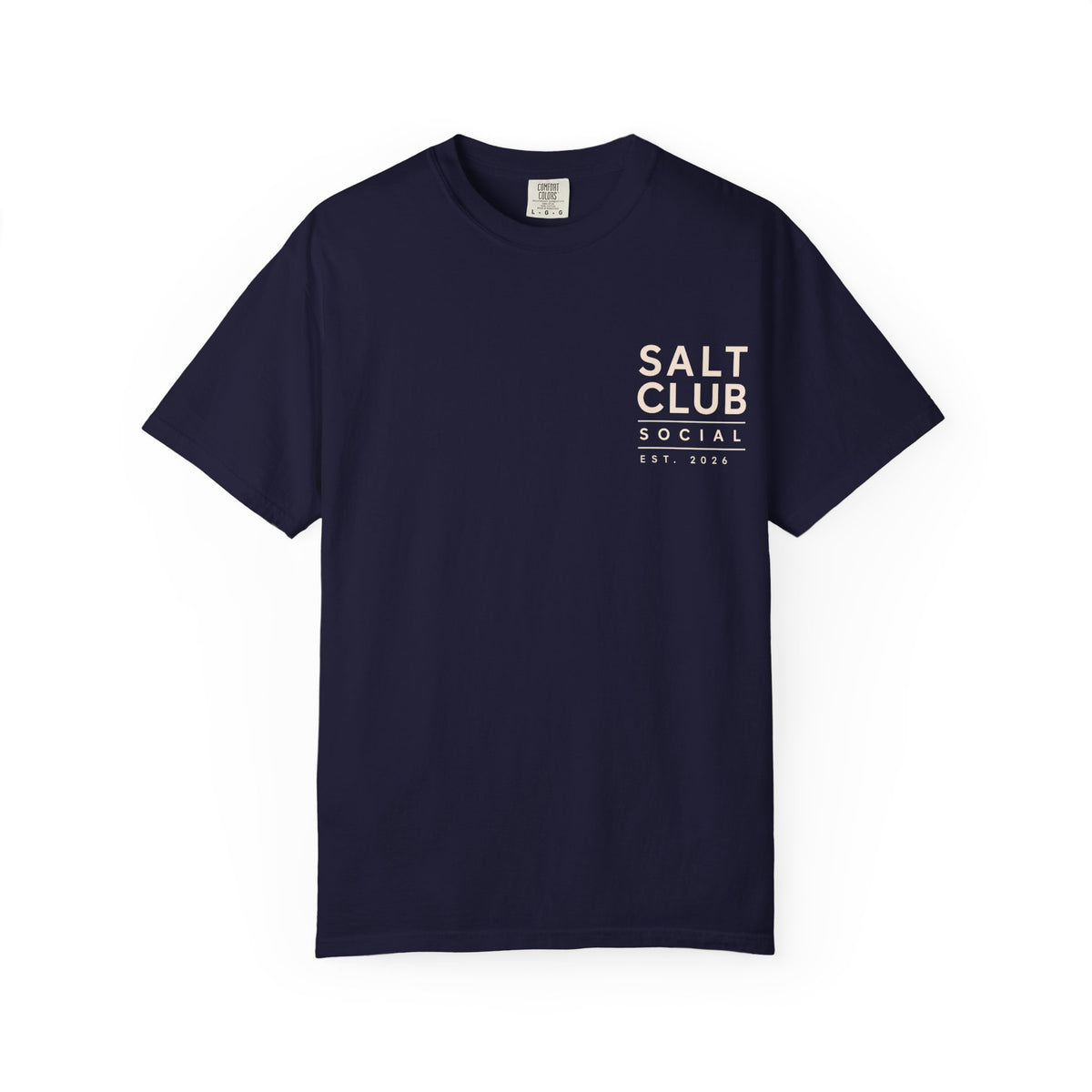 Salt Club Social graphic T-shirt | Tennis court design, EST. 2026