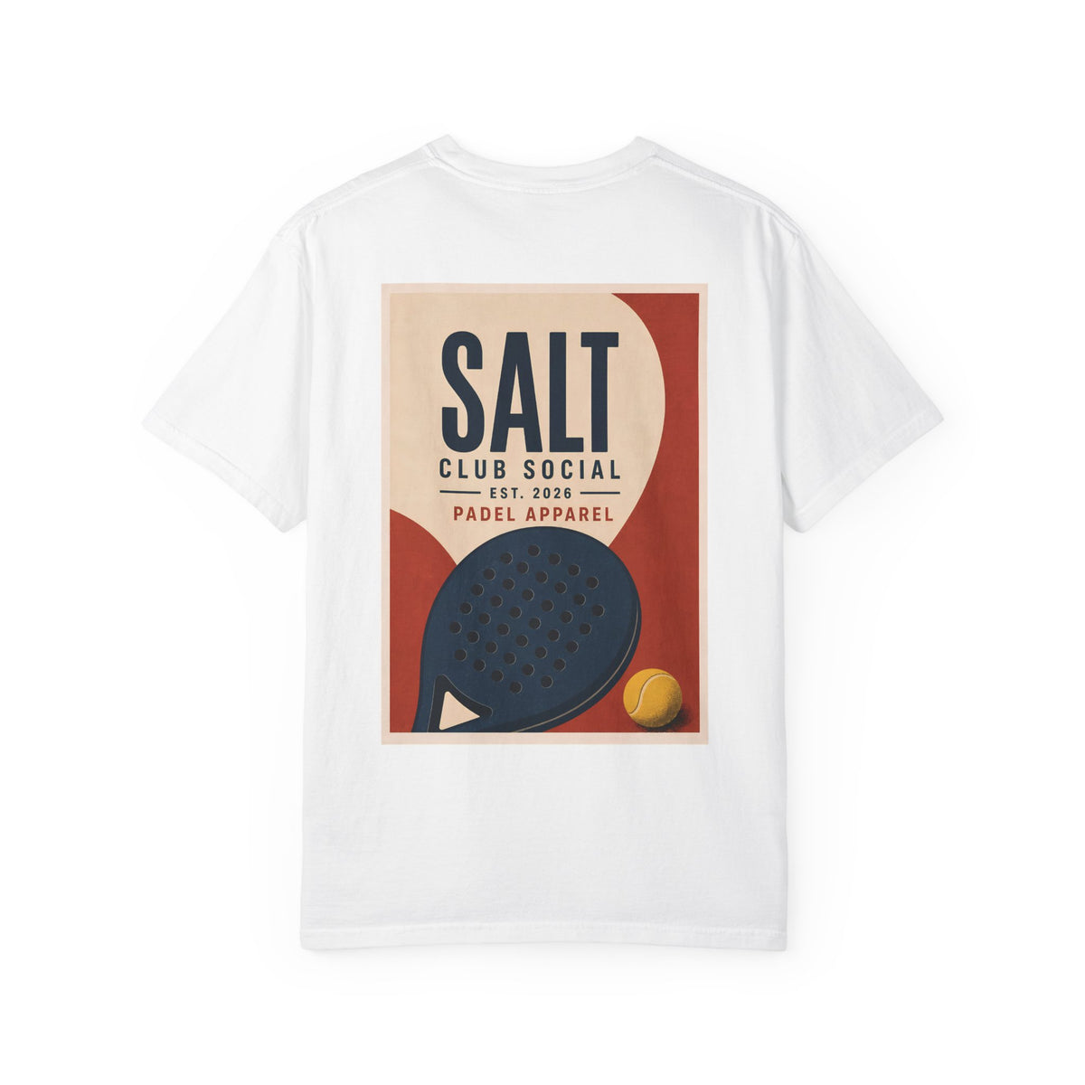 Salt Club Padel Graphic T-Shirt | Padel Poster Design