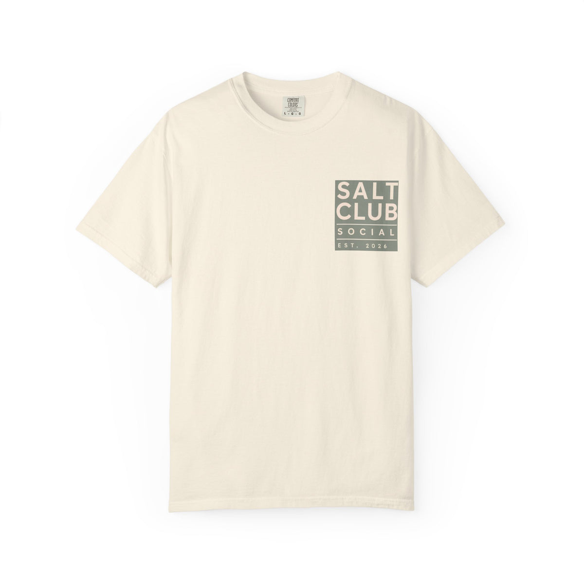 Salt Club Social graphic T-shirt | Tennis court design, EST. 2026