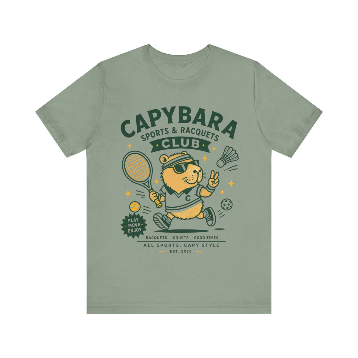 Salt Club Capybara Sports & Racquets Club Tee