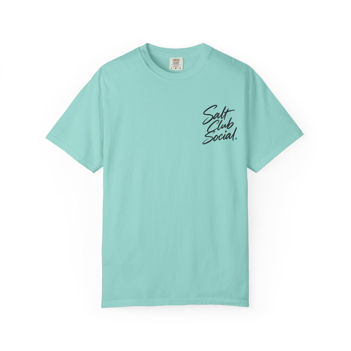 Salt Club Social Script Logo Tee