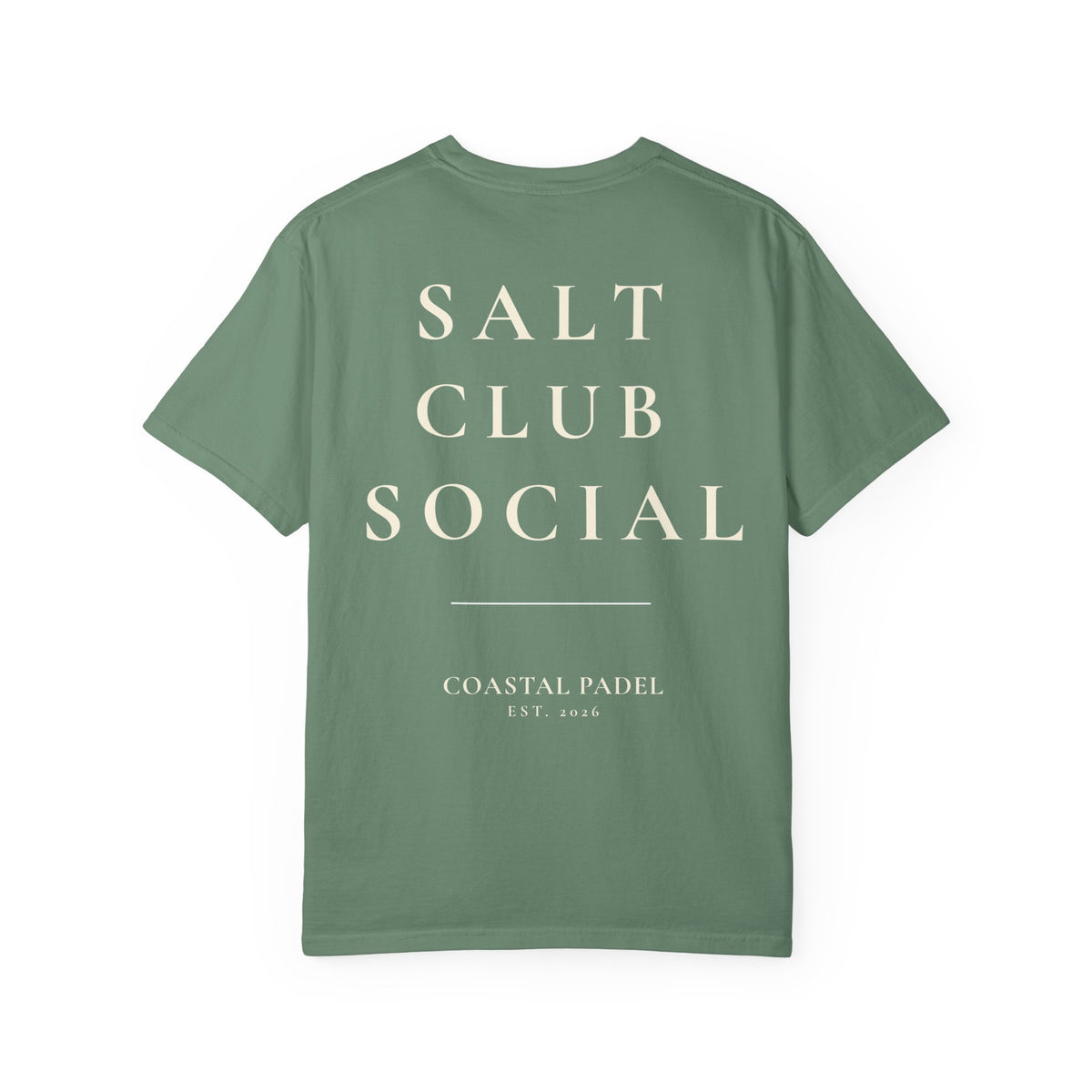 Salt Club Social T-Shirt | Coastal Padel Typography Tee
