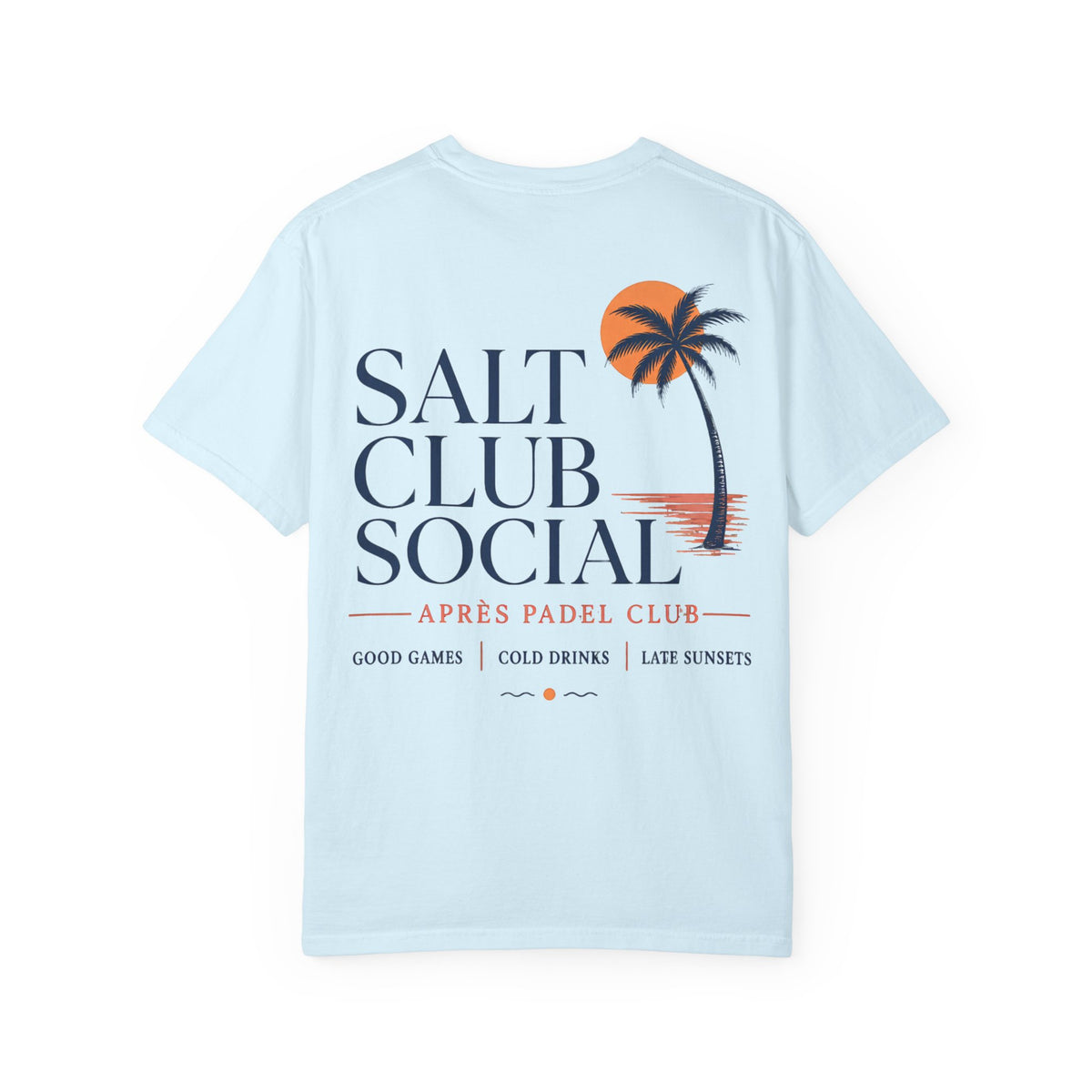 Salt Club Social Palm Tee | Beach Padel Club T-Shirt