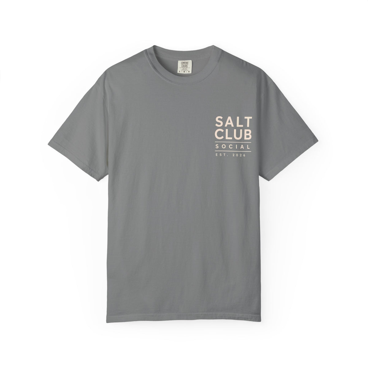 Salt Club Social graphic T-shirt | Tennis court design, EST. 2026