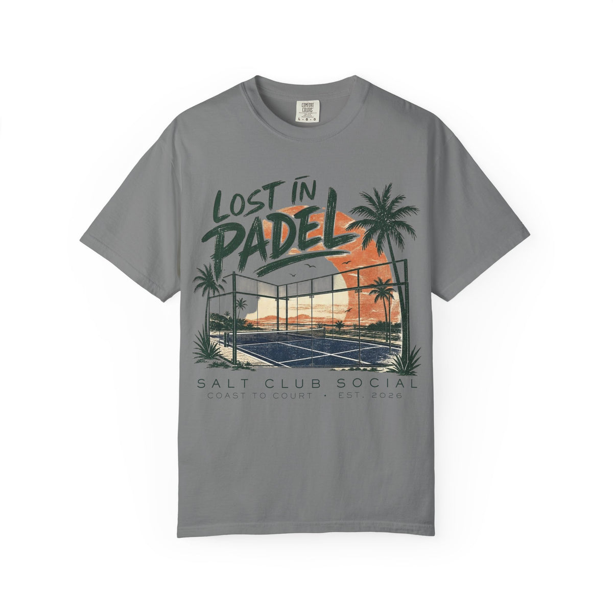 Salt Club Lost In Padel Coastal Summer Tee