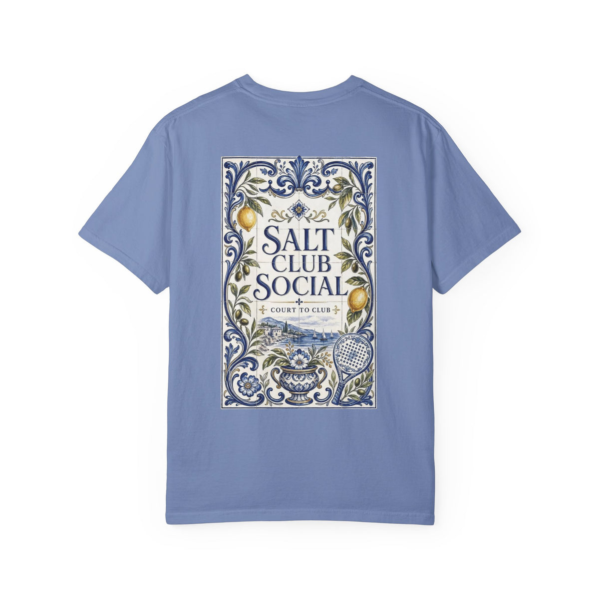Salt Club Social Ornamental Lemon Tile T-Shirt