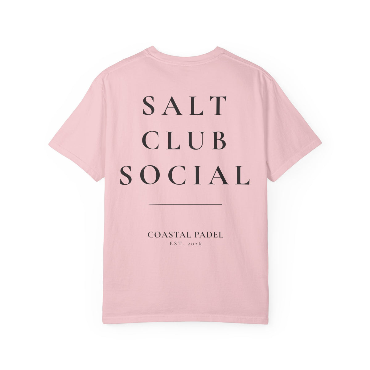 Salt Club Social T-Shirt | Coastal Padel Typography Tee