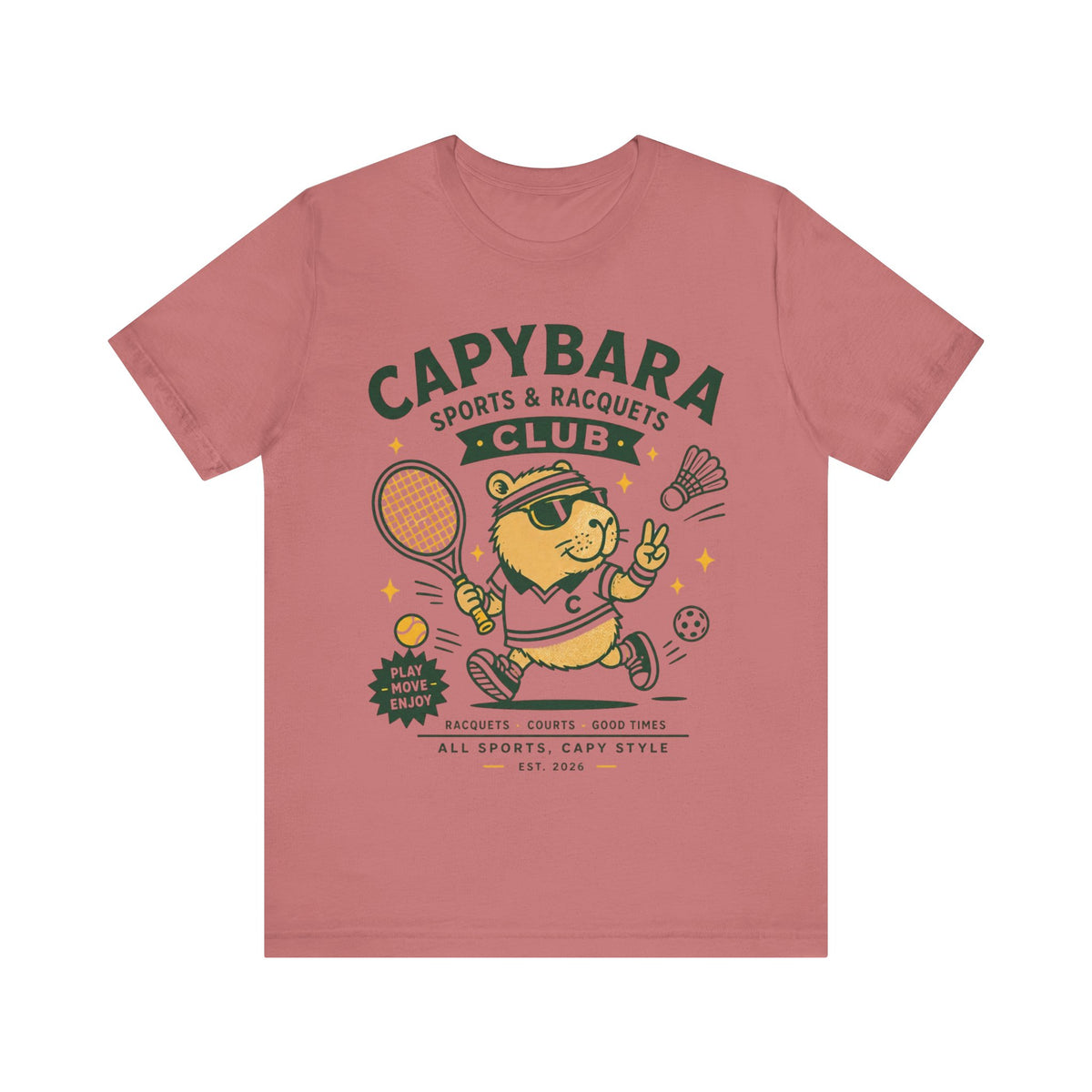 Salt Club Capybara Sports & Racquets Club Tee