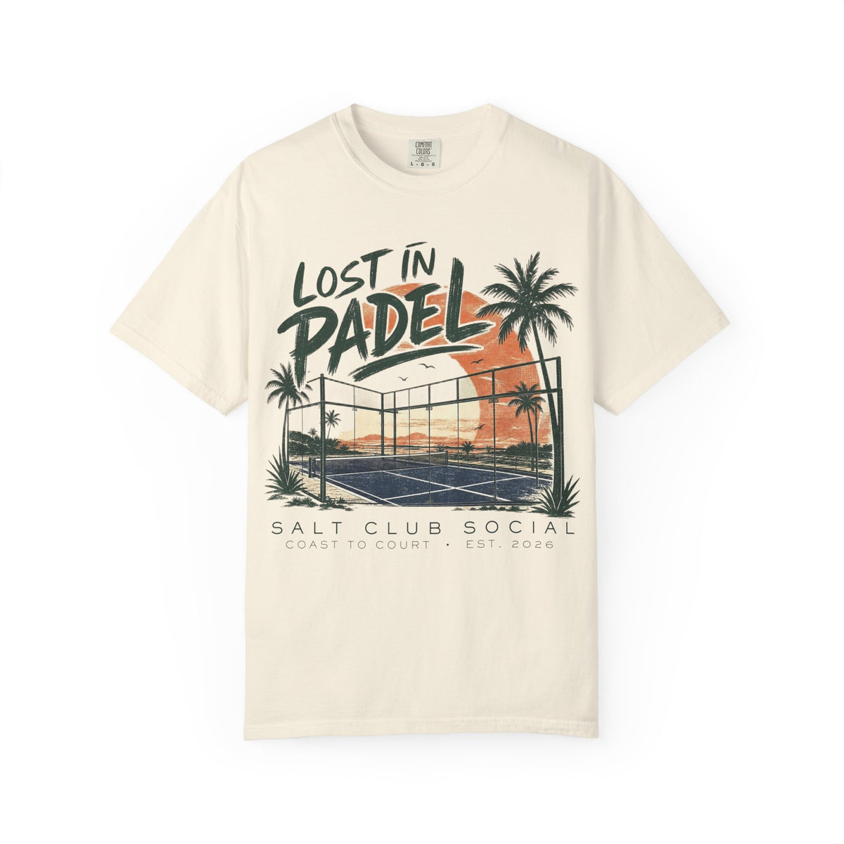 Salt Club Lost In Padel Coastal Summer Tee