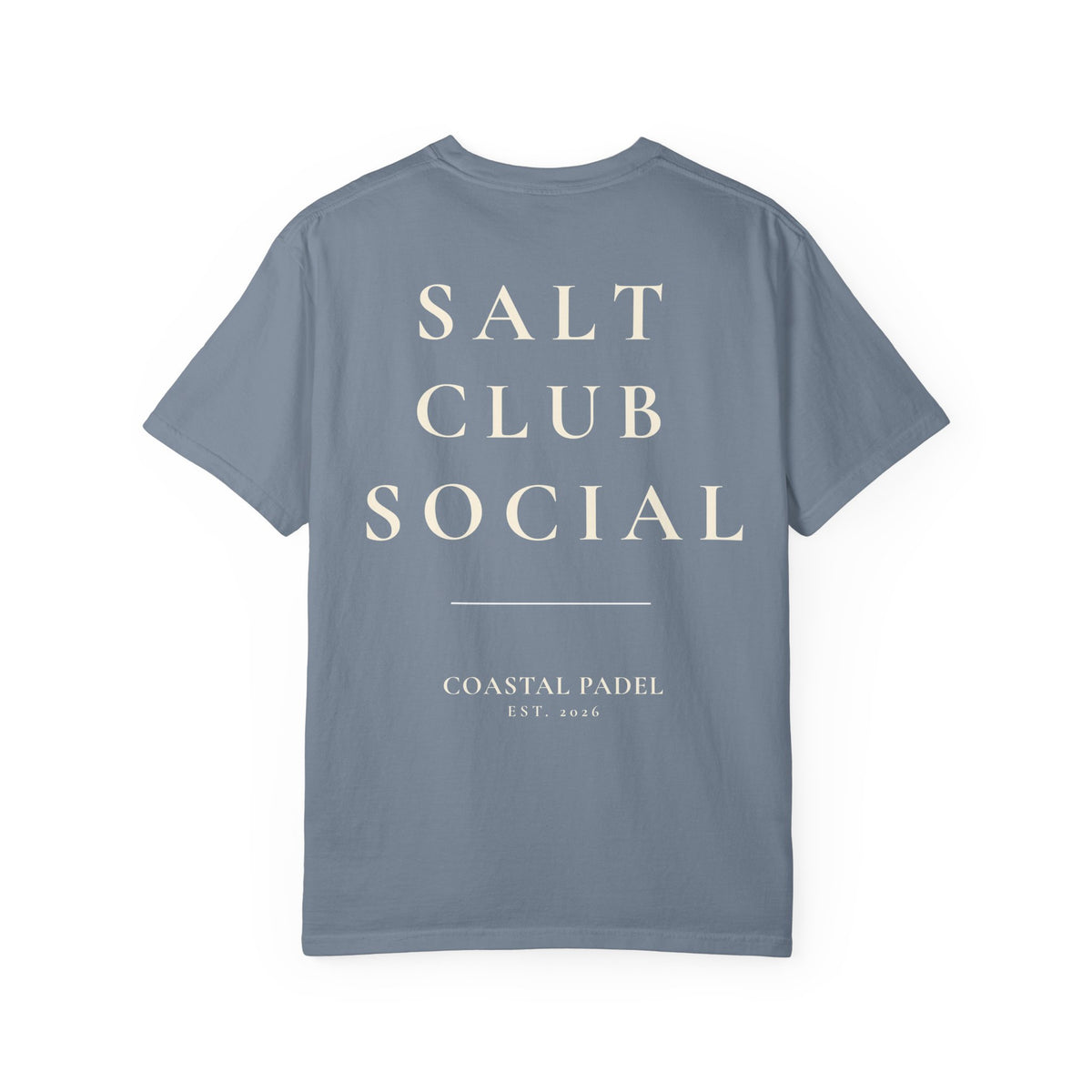 Salt Club Social T-Shirt | Coastal Padel Typography Tee