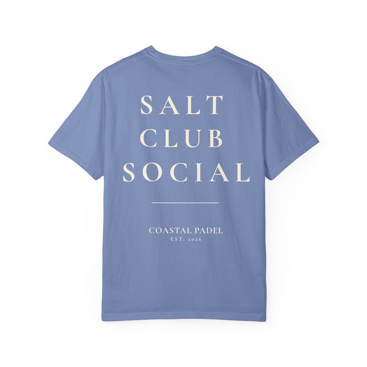 Salt Club Social T-Shirt | Coastal Padel Typography Tee