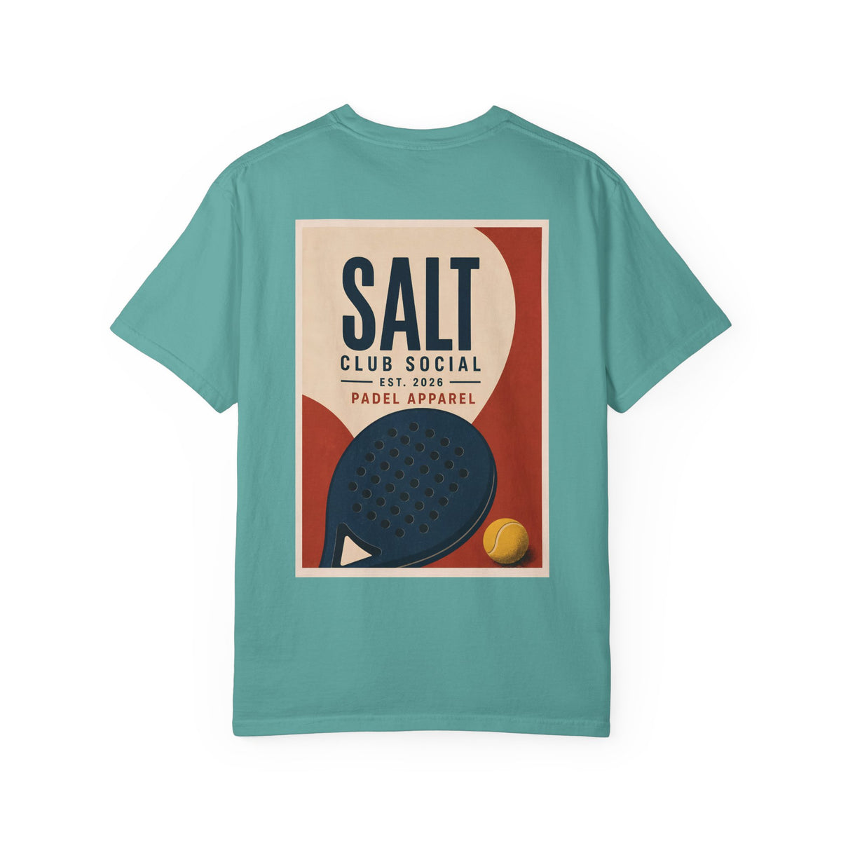 Salt Club Padel Graphic T-Shirt | Padel Poster Design