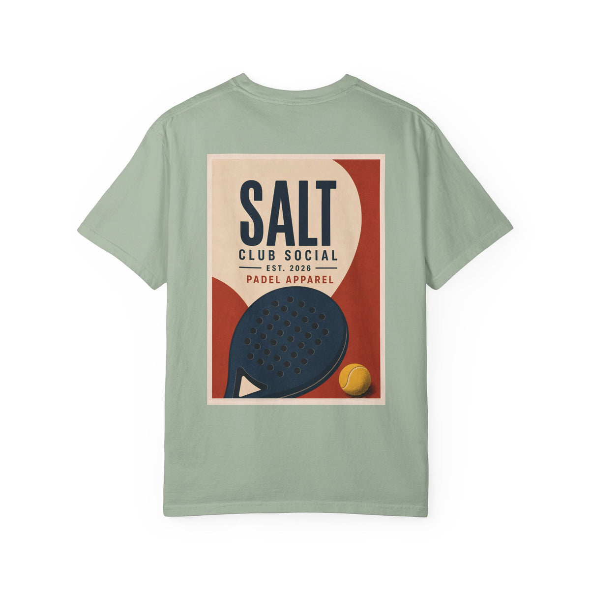 Salt Club Padel Graphic T-Shirt | Padel Poster Design