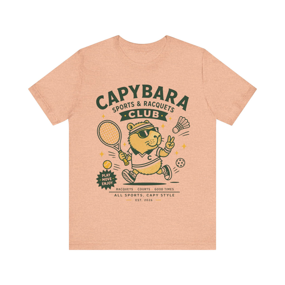 Salt Club Capybara Sports & Racquets Club Tee