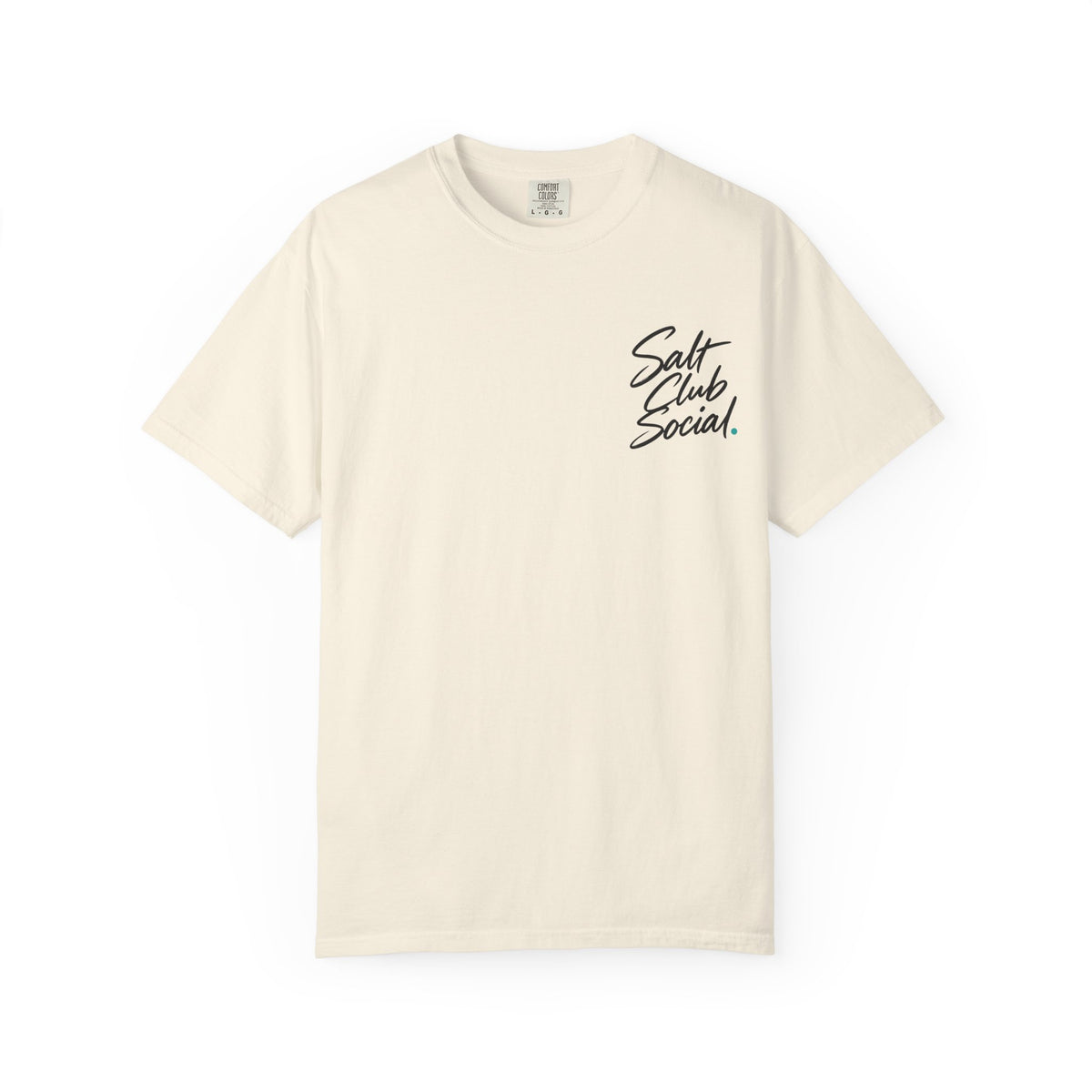 Salt Club Social Script Logo Tee