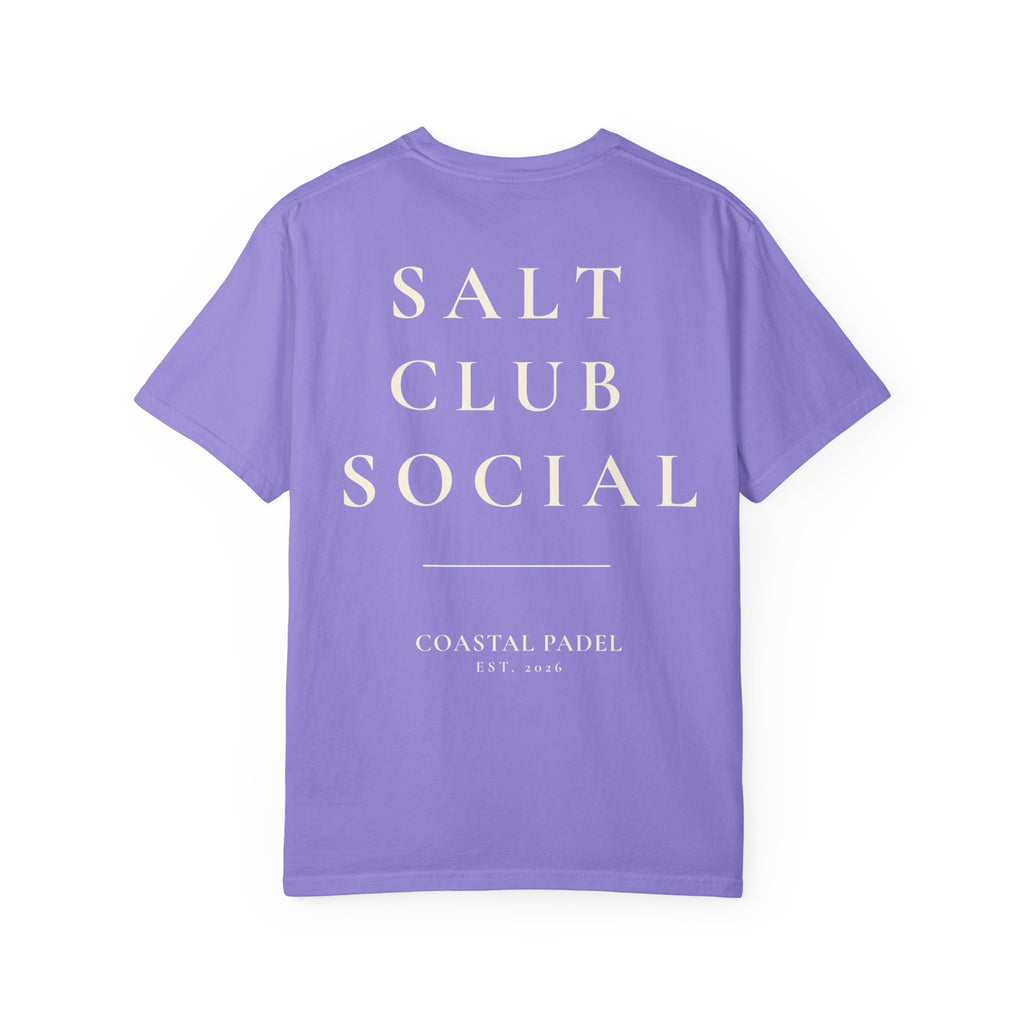 Salt Club Social T-Shirt | Coastal Padel Typography Tee