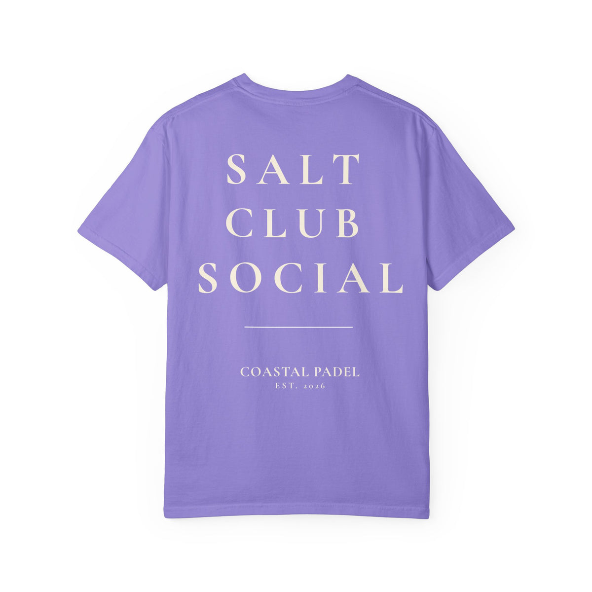 Salt Club Social T-Shirt | Coastal Padel Typography Tee