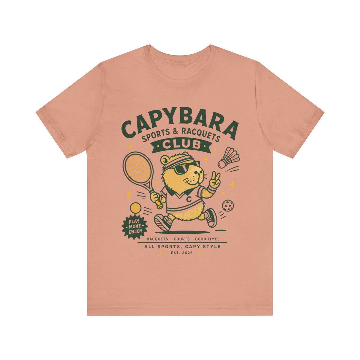 Salt Club Capybara Sports & Racquets Club Tee