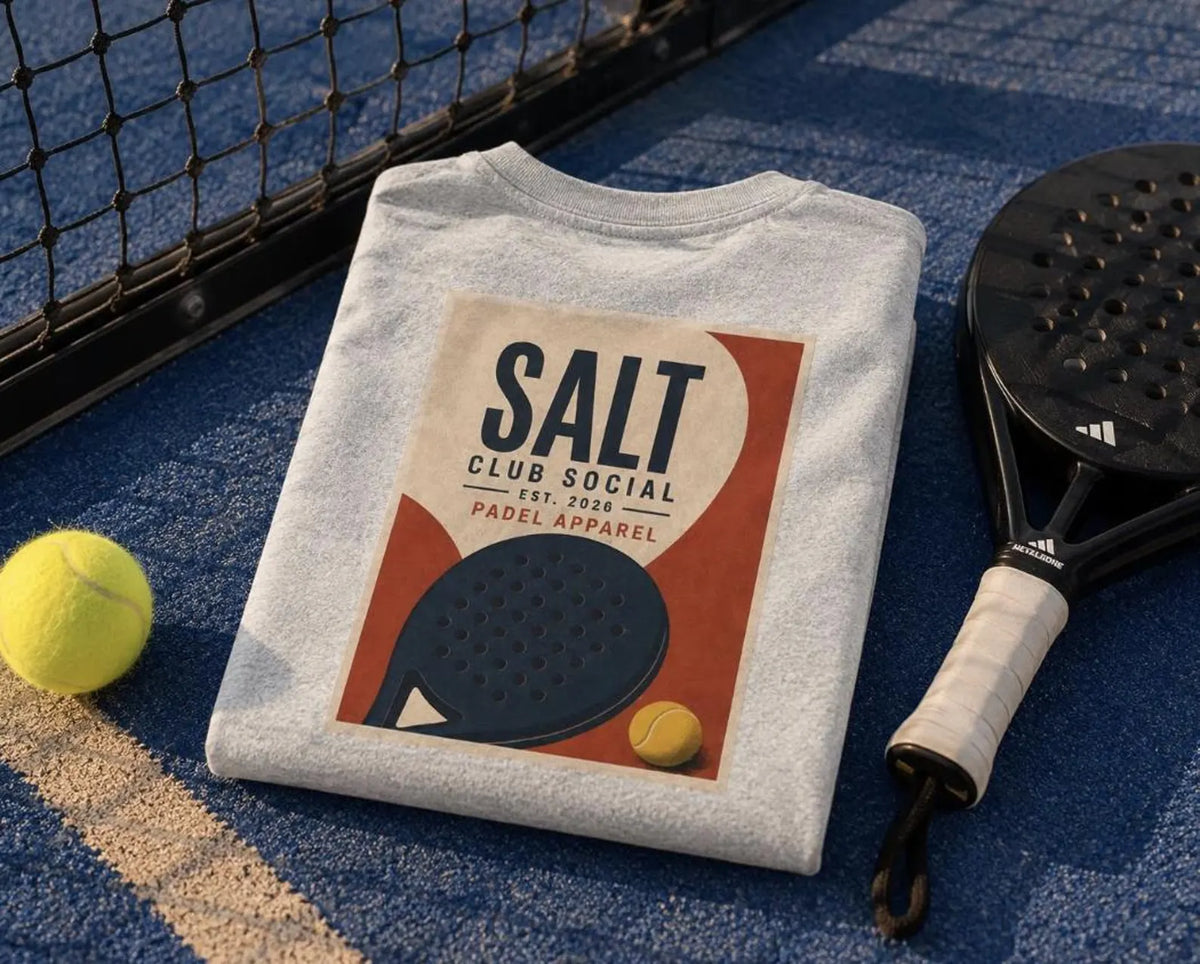 Salt Club Padel Graphic T-Shirt | Padel Poster Design