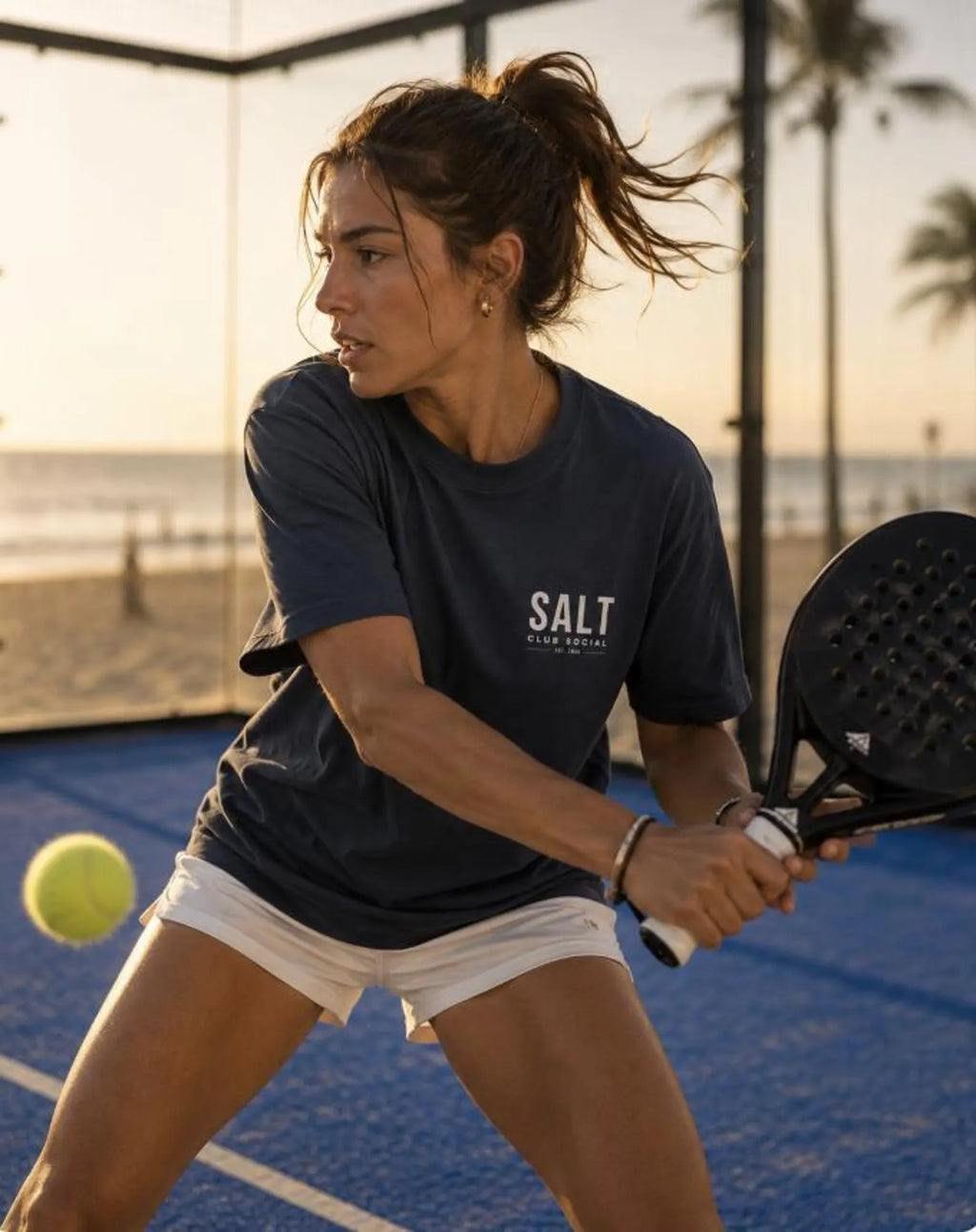 Salt Club Padel Graphic T-Shirt | Padel Poster Design