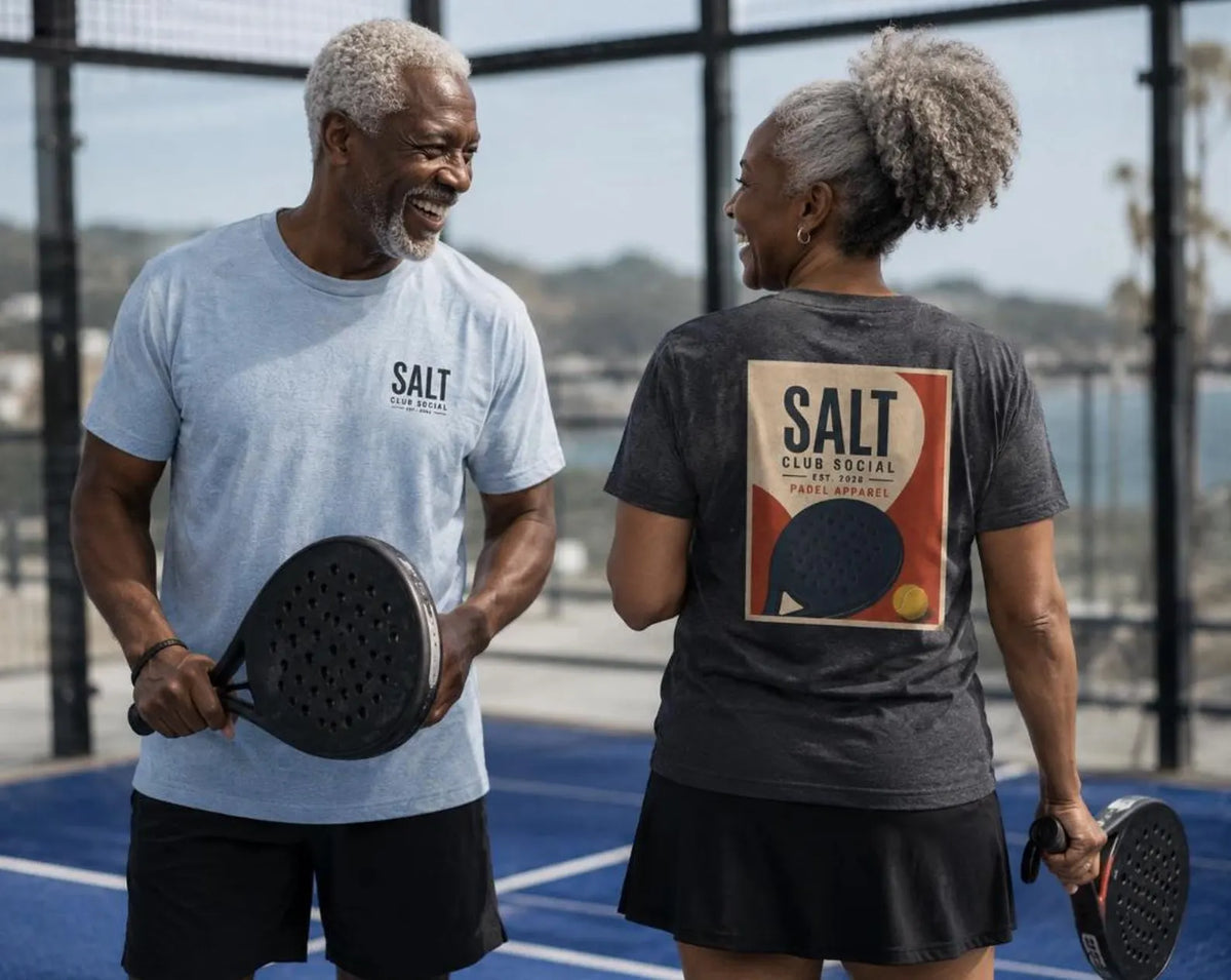 Salt Club Padel Graphic T-Shirt | Padel Poster Design